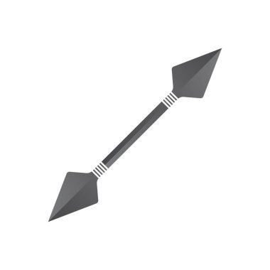Ninja silahları vektör logosu ve sembolü 