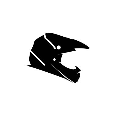 Kask çapraz simge vektör çizim şablonu tasarımı