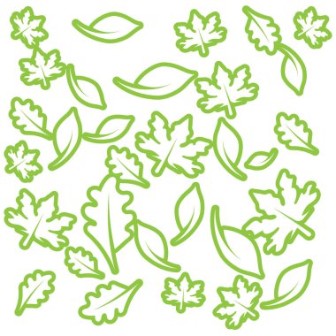 Sonbahar arkaplansız duvar pedallı vektör çizimi