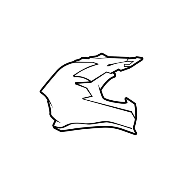 Helmkreuz Symbol Vektor Illustration Vorlage Design — Stockvektor