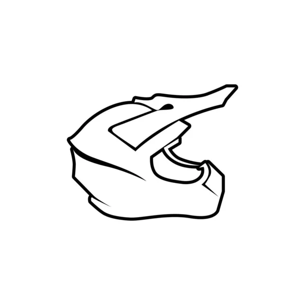 Helmkreuz Symbol Vektor Illustration Vorlage Design — Stockvektor