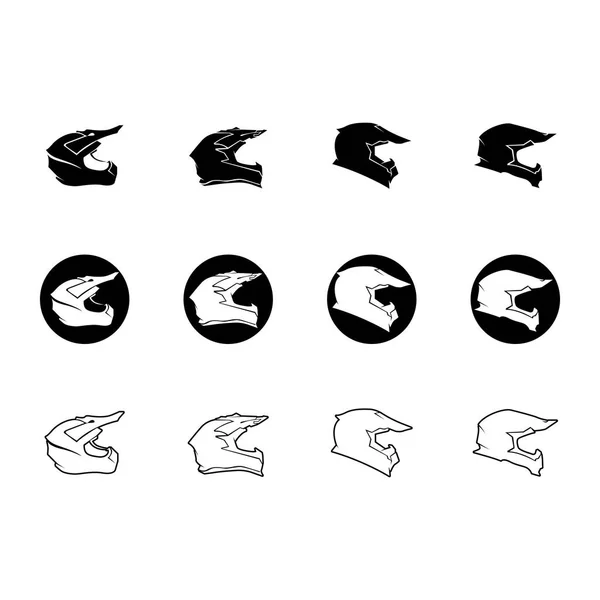 Дизайн Векторной Иллюстрации Шлема — стоковый вектор