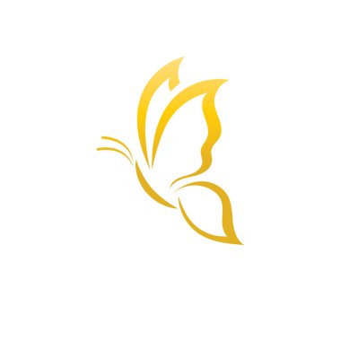 Güzellik Kelebeği Vektör simgesi tasarımı