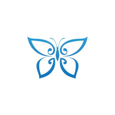 Güzellik Kelebeği Vektör simgesi tasarımı