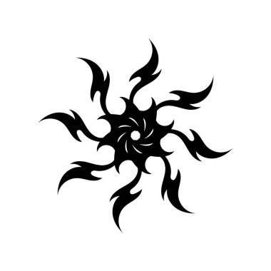 kabile alev vektör resmi