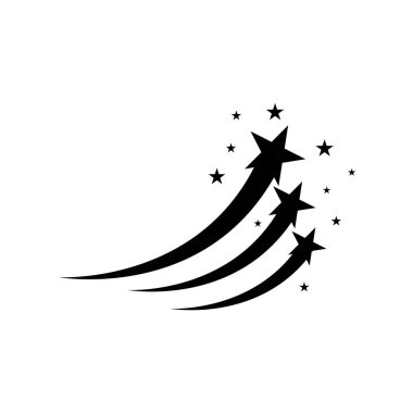 Yıldız simgesi şablon vektör illüstrasyon tasarımı