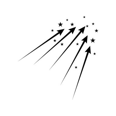 Yıldız simgesi şablon vektör illüstrasyon tasarımı