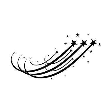 Yıldız simgesi şablon vektör illüstrasyon tasarımı