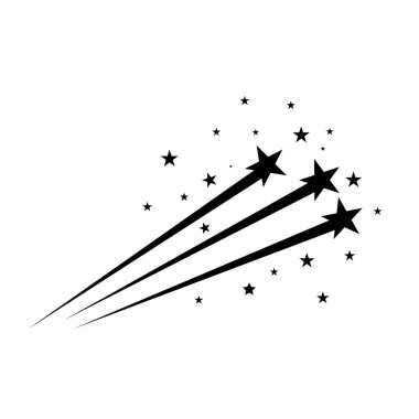 Yıldız simgesi şablon vektör illüstrasyon tasarımı