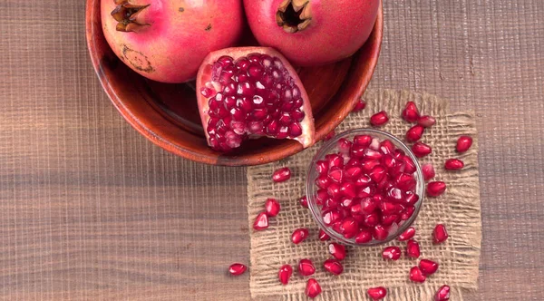 Close Pomegranates Seeds — Stock Photo, Image