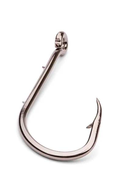 Fishhook closeup beyaz izole