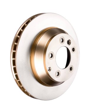 beyaz zemin üzerinde Fren diski