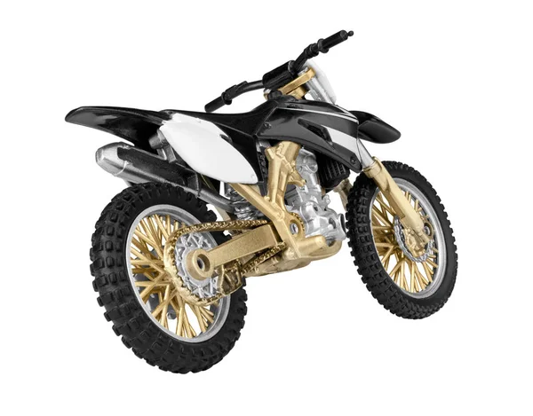 Oyuncak motosiklet beyaz izole