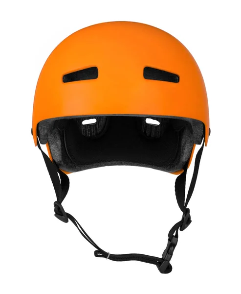 Casco de bicicleta sobre fondo blanco — Foto de Stock