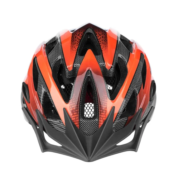 Fahrrad-Mountainbike-Helm auf weiß — Stockfoto