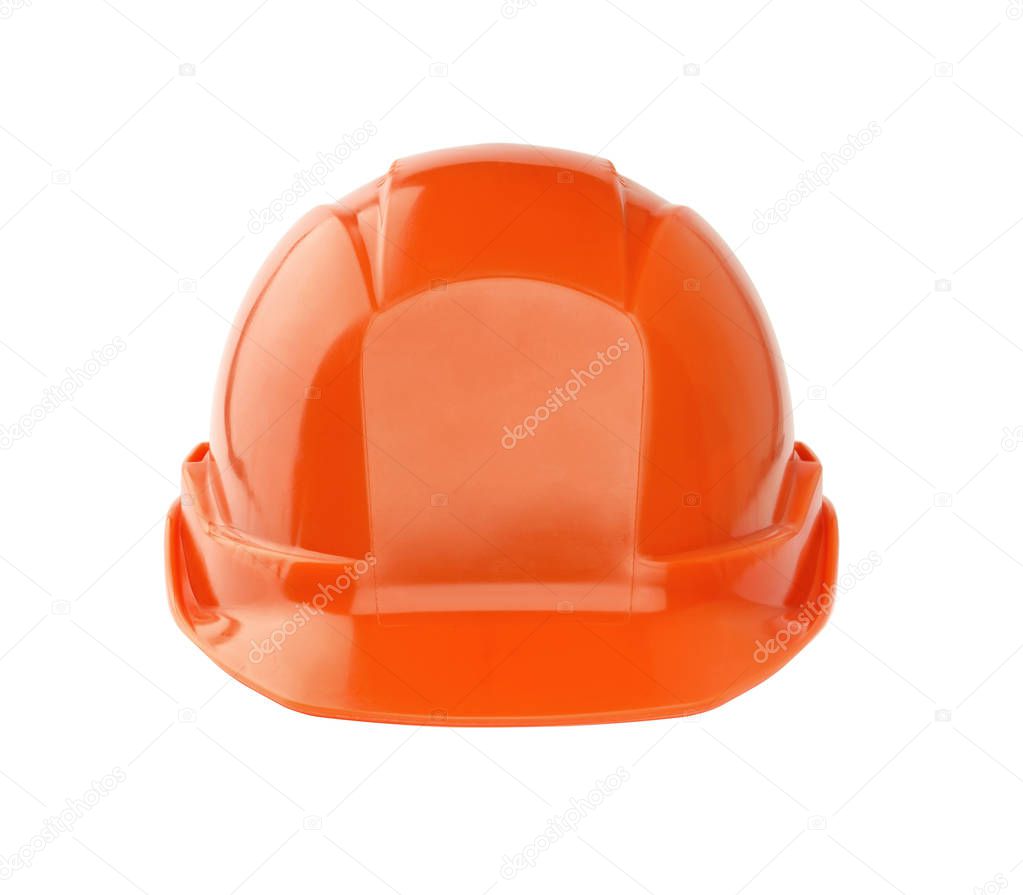 Safety helmet on white background
