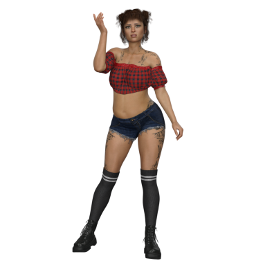 3 boyutlu çizim, illüstrasyon, genç hamile kadın  