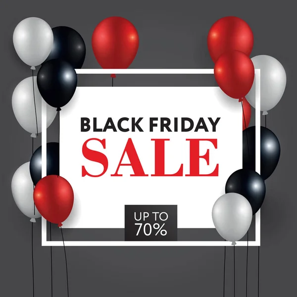 Black Friday Banner de venta — Archivo Imágenes Vectoriales