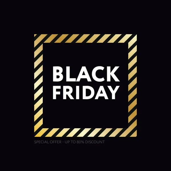 Banner und Flyer zum Black Friday — Stockfoto