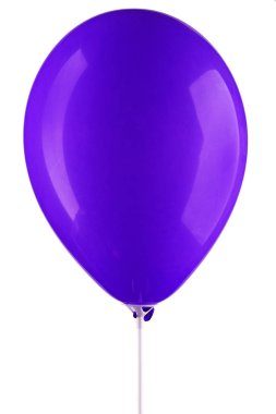 Beyaz arka planda, yer tex için izole renkli şişme balon