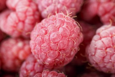 arka plan, yakın çekim, iyi görünür doku çilek, tex için yer olarak ham taze ahududu