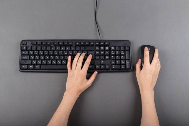 iki eller üstünde belgili tanımlık klavye iş ofis, Ofis donanımı, uzay tex için