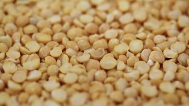 Kuru sarı bezelye yakın çekim