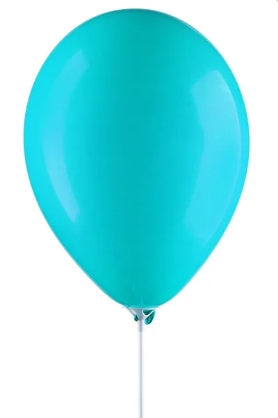 Farbige Aufblasbare Ballon Isoliert Auf Weißem Hintergrund Platz Für Tex — Stockfoto