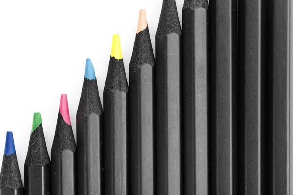 Crayons multicolores pour le dessin — Photo