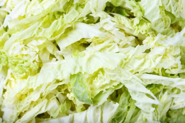 arka plan olarak doğranmış Pekin lahana. tex için yer