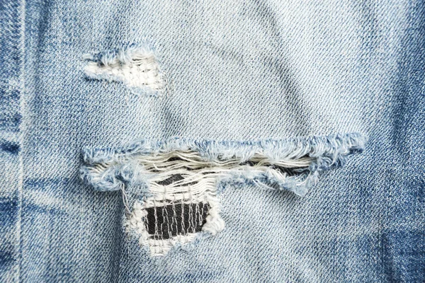 Old Jeans Holes — Stock Photo, Image
