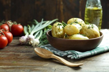 patates ve sebze yemek