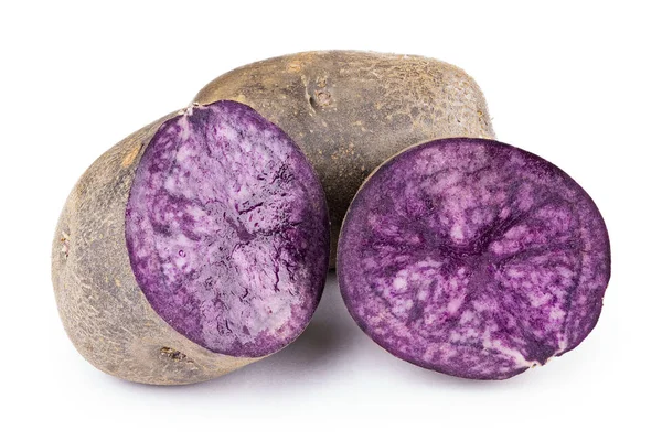 Purple potato in cut — Stock Photo, Image