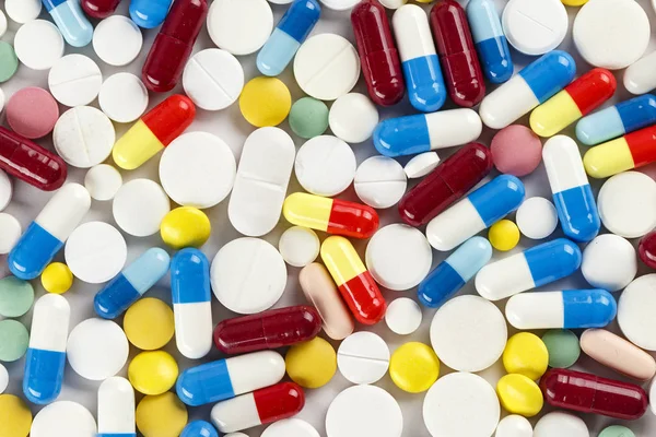 arka plan olarak çok renkli hapları