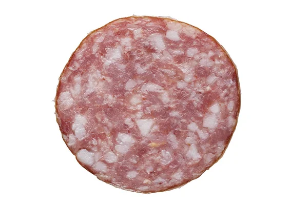 Tranches de saucisse salami — Photo