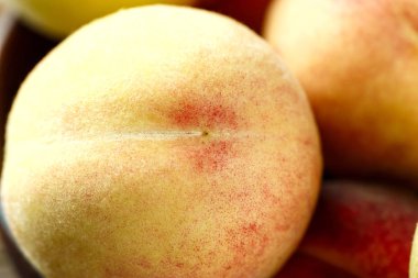 Olgun şeftali yakın çekim