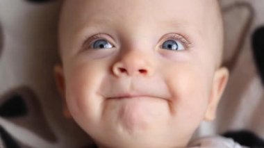 Bebek Çocuk yüz yakın çekim