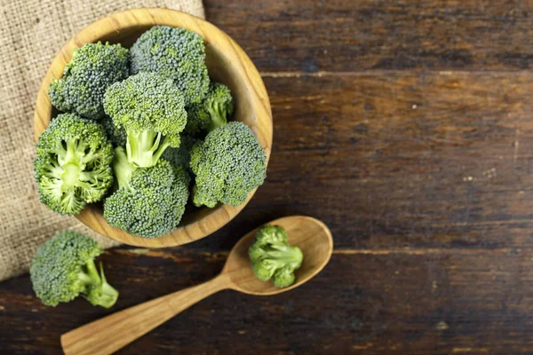 Sehat Green Organic Raw Brokoli Florets — Stok Foto