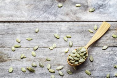 Kabak kuru yeşil tohumlar