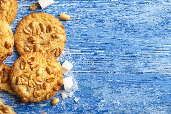 Домашнє арахісове печиво місце для тексту — стокове фото