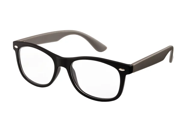 Dioptrów okulary na białym tle — Zdjęcie stockowe