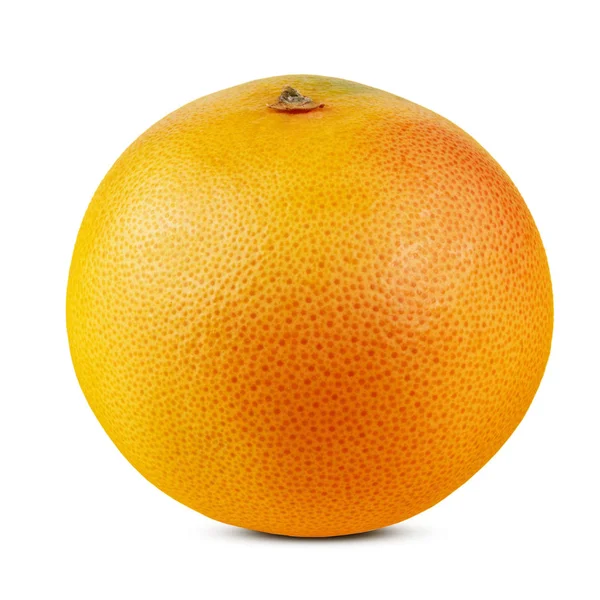 Целый грейпфрут на белом фоне — стоковое фото