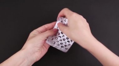 kabarcık dışarı itti hapları