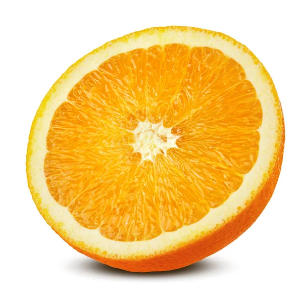 Demi orange isolé — Photo