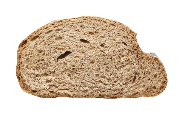 Un morceau de pain isolé — Photo