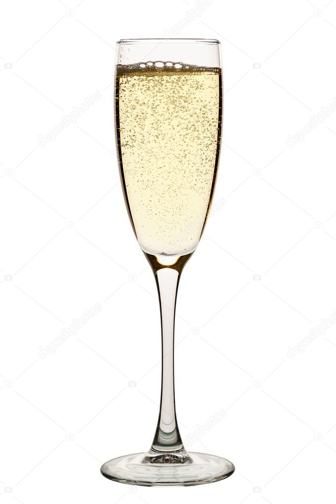 champagne glass clipping path