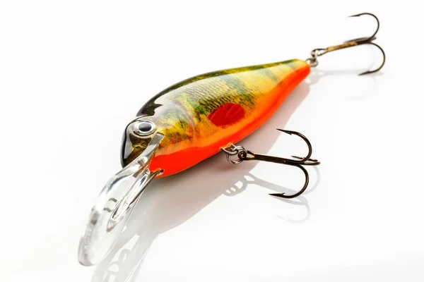 Fishing bait tackle and baubles for fishing , wobbler. — Stock Photo, Image