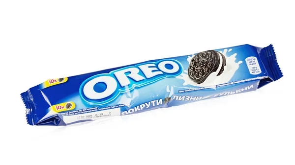 Украина Киев Июля 2020 Печенье Oreo Выделено Белом Фоне Орео — стоковое фото