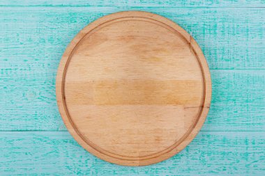 Boş kesme tahtası. Üst Manzara. Metin için boşluk.