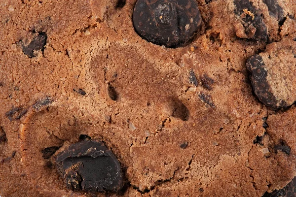 Шоколадне Печиво Крупним Планом Текстура Печива Вид Зверху — стокове фото